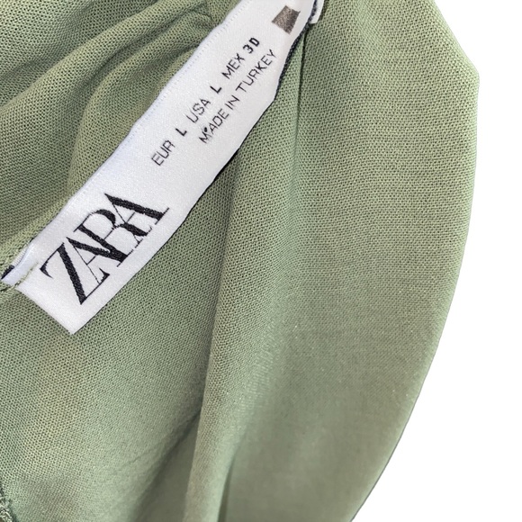 Zara Cut Out Bohemian Style Puff Sleeve Dress - Picture 13 of 15